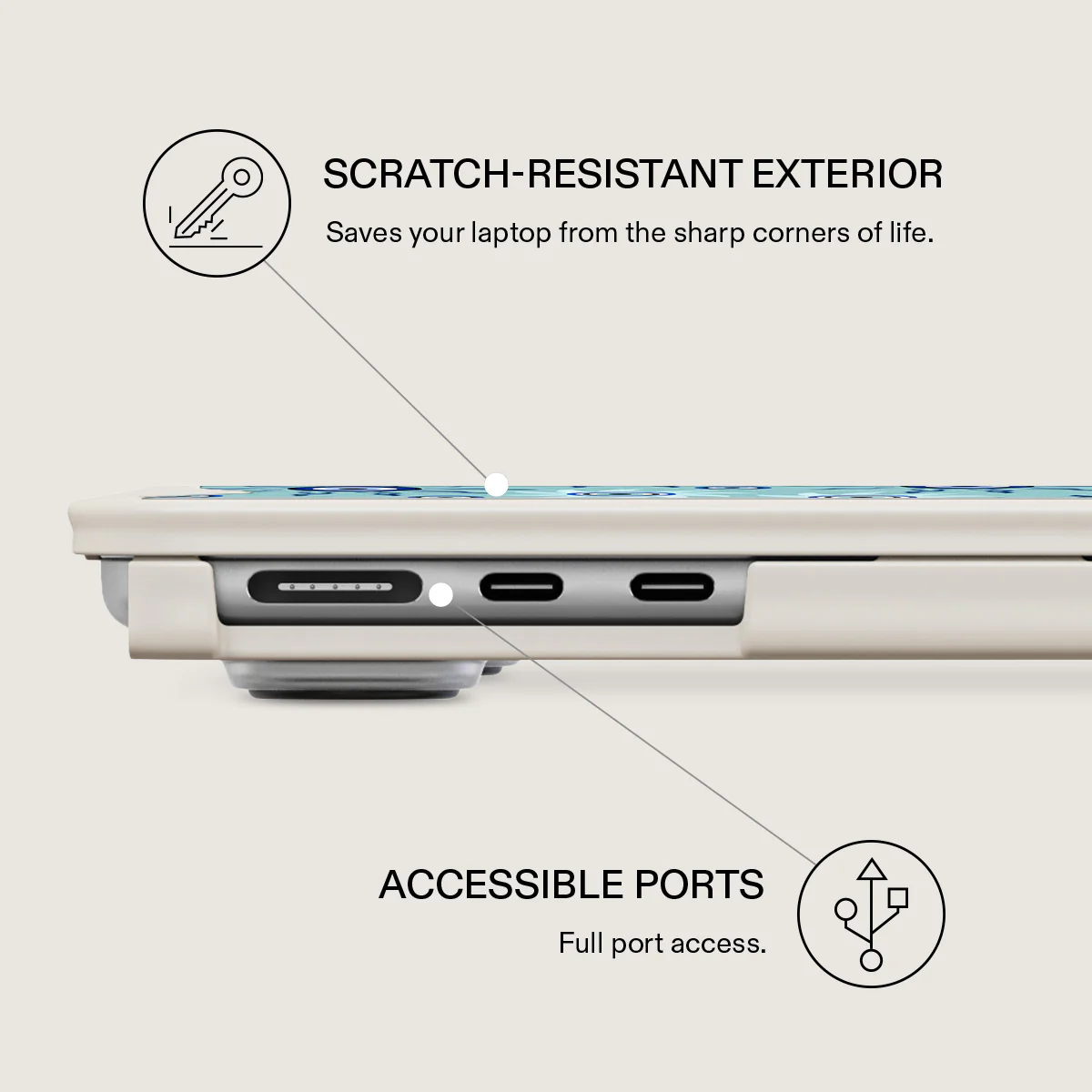 Blue Gaze - Macbook Case - Image 17