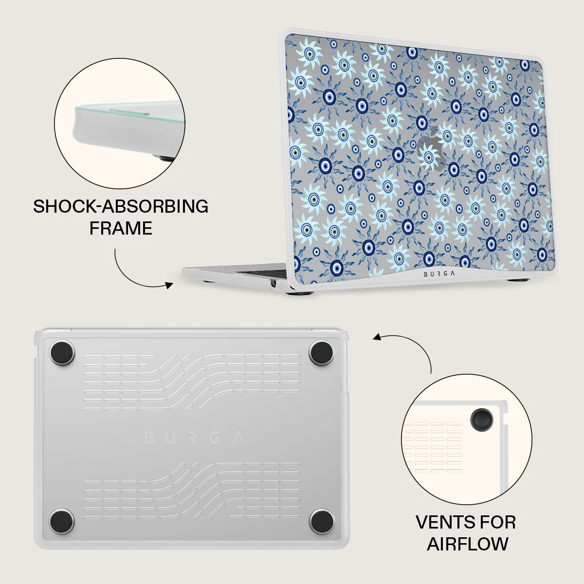 Blue Gaze - Macbook Case - Image 9
