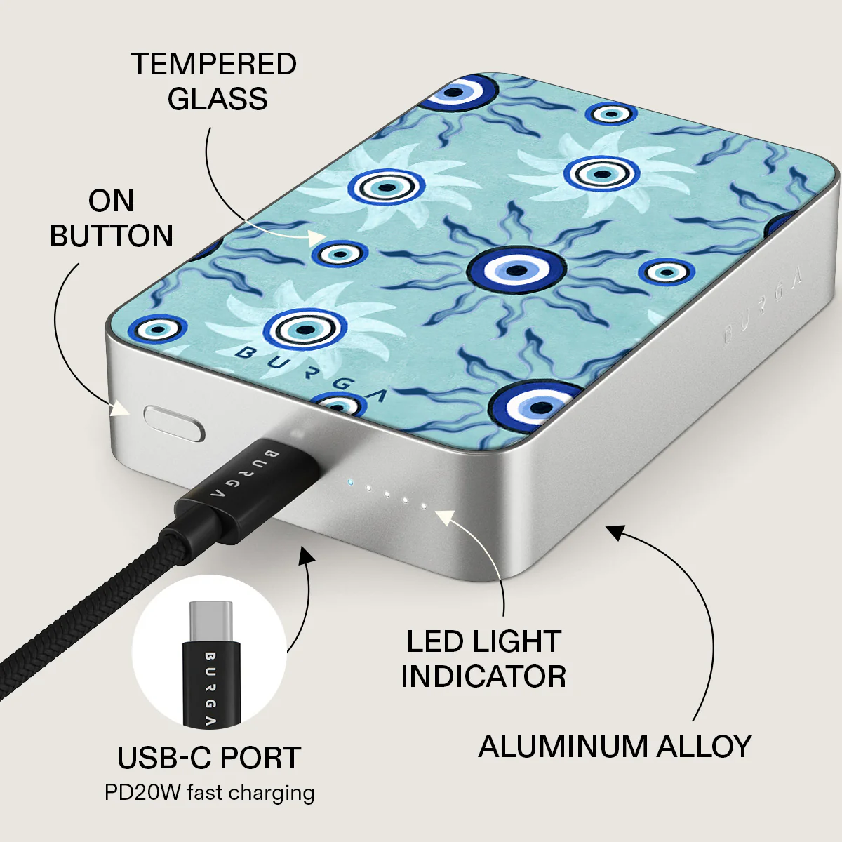 Blue Gaze - Magnetic Power Bank - Image 45