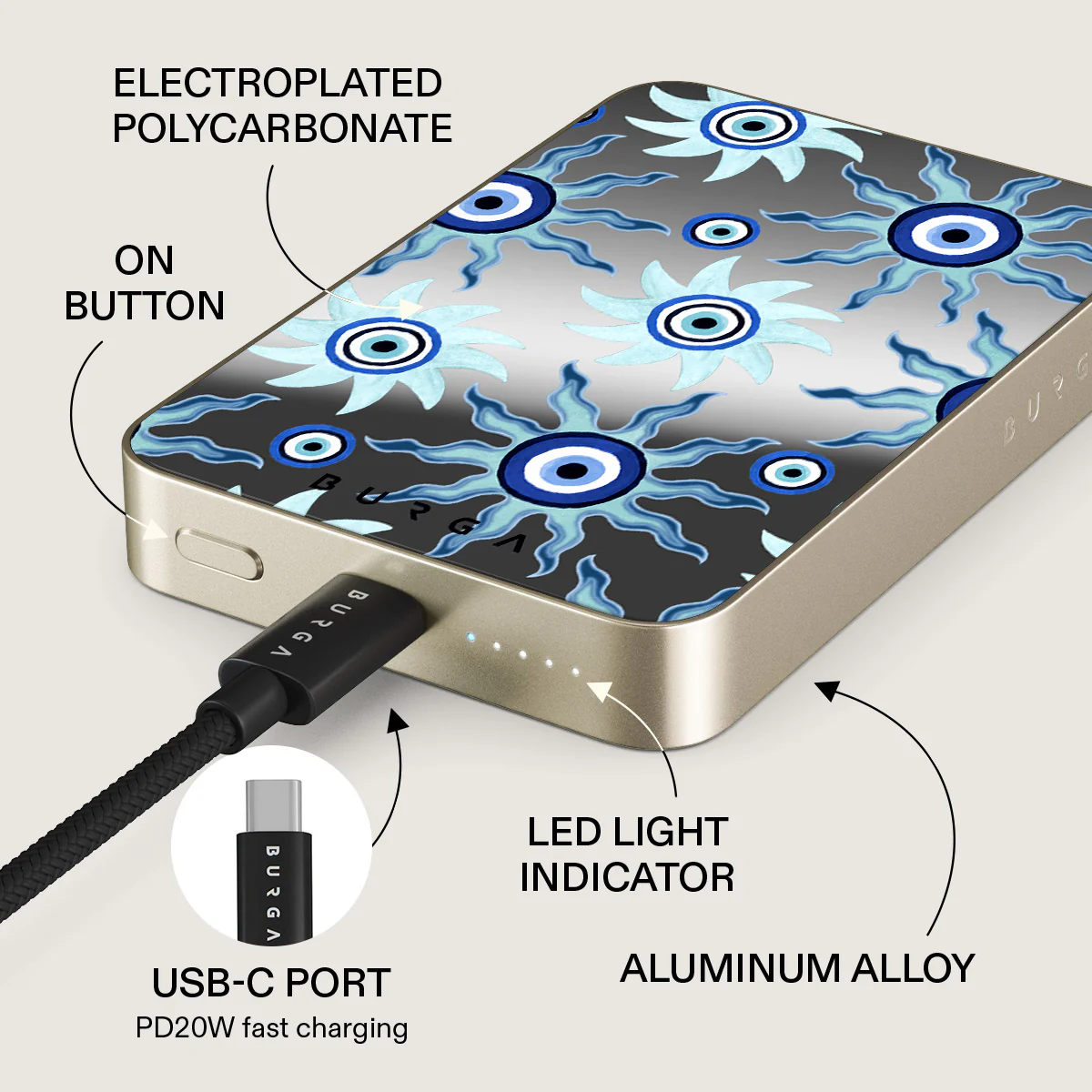 Blue Gaze - Magnetic Power Bank - Image 70