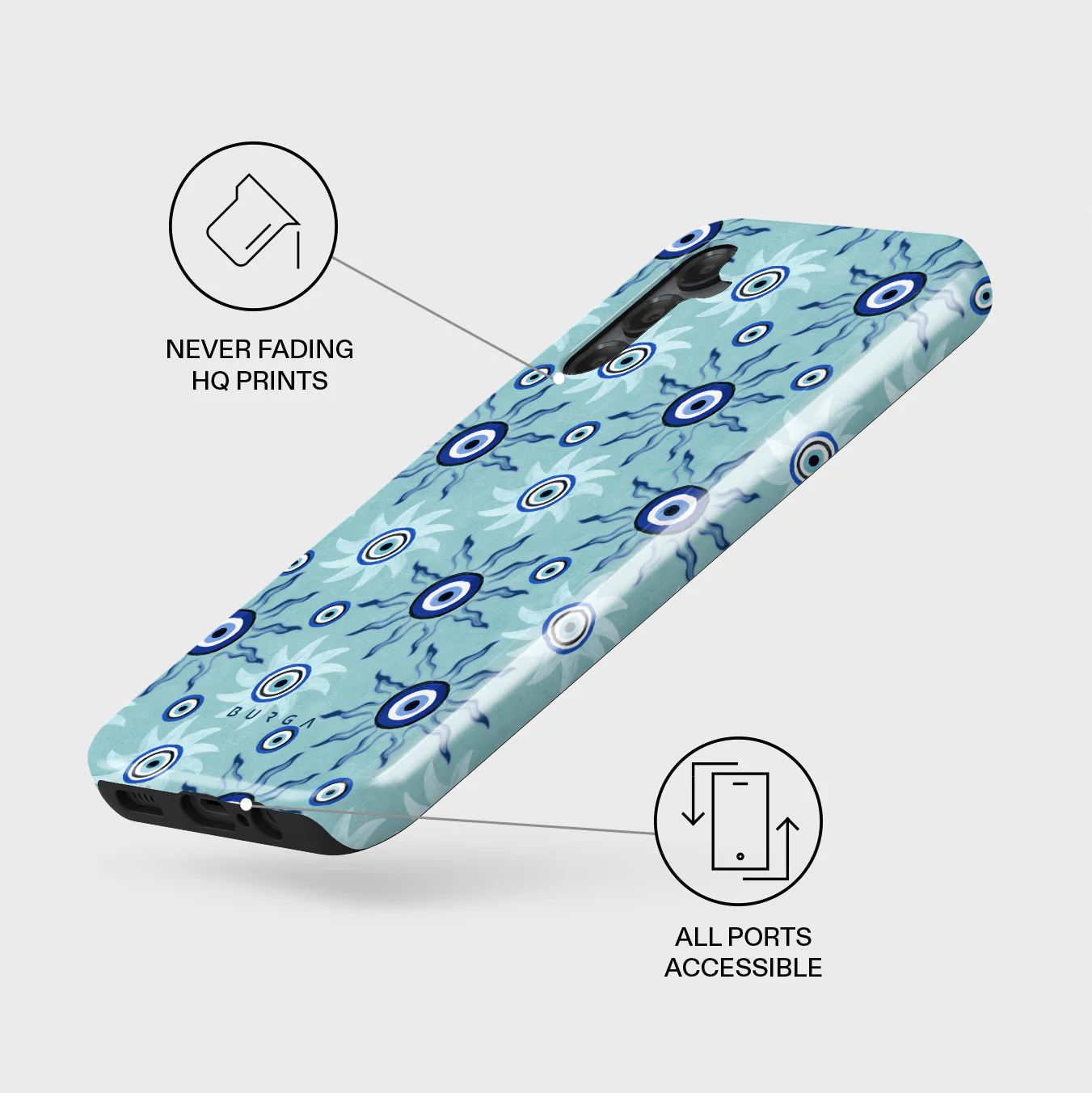 Blue Gaze - Samsung Galaxy A14 5G Case - Image 3