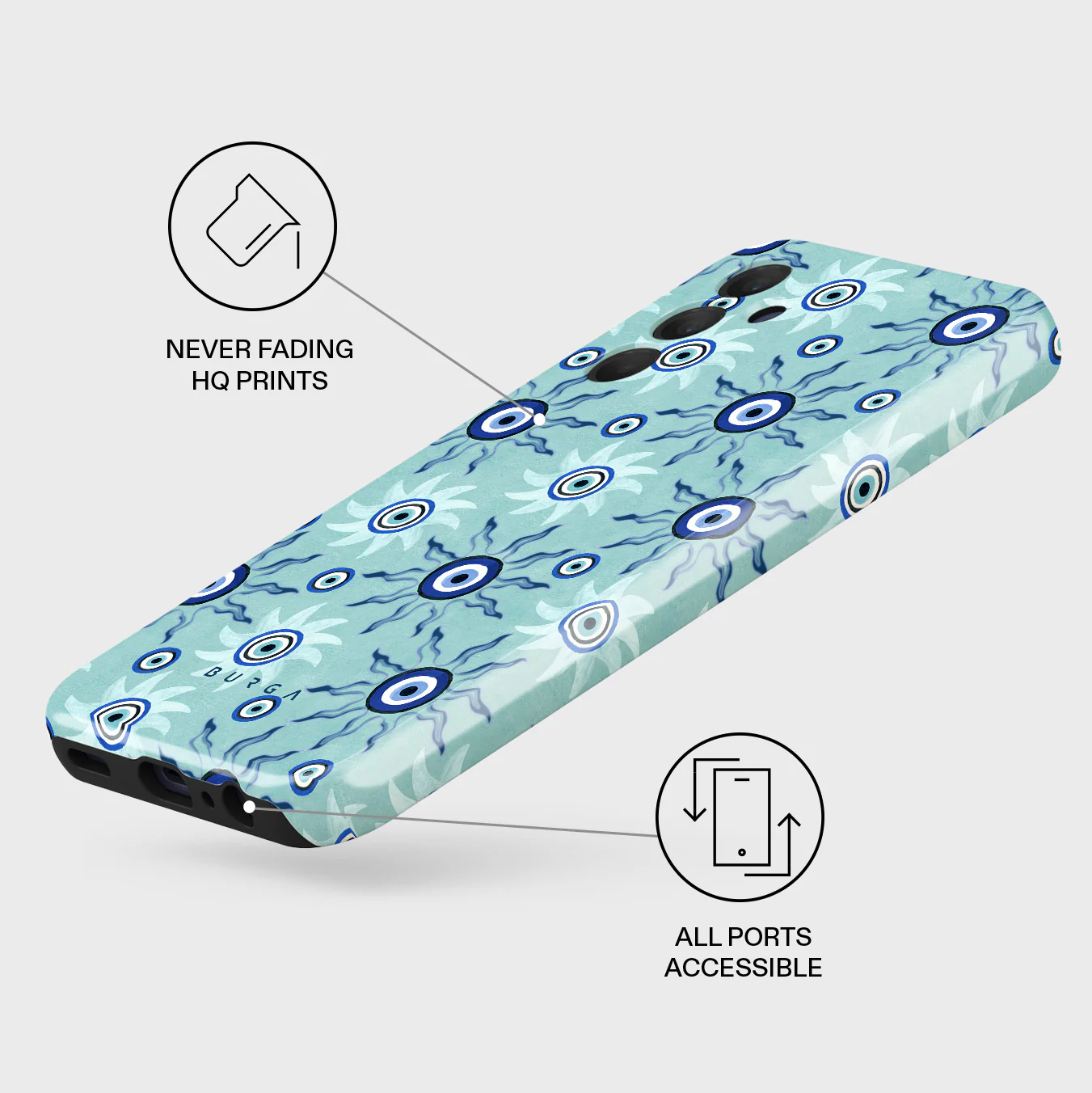 Blue Gaze - Samsung Galaxy A15 4G / 5G Case - Image 3