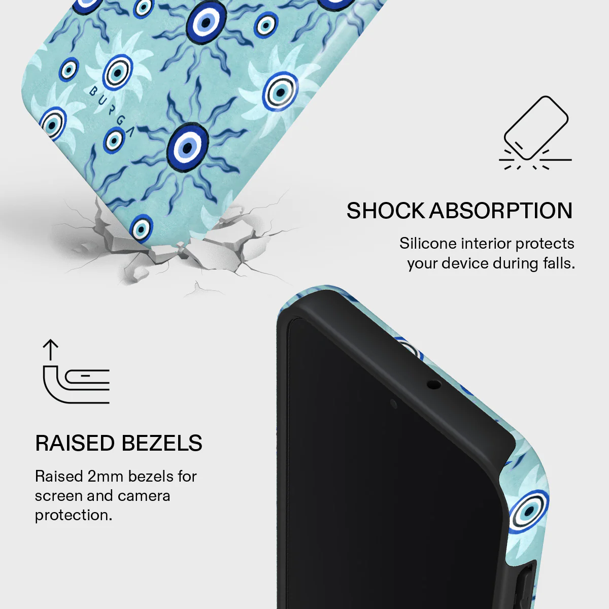 Blue Gaze - Samsung Galaxy A15 4G / 5G Case - Image 4