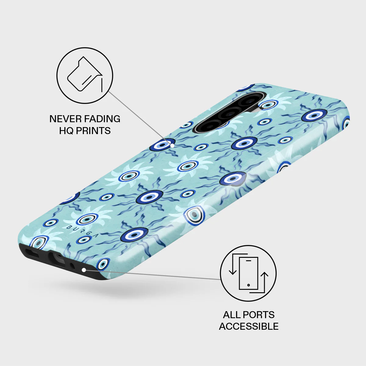 Blue Gaze - Samsung Galaxy A17 Case - Image 3