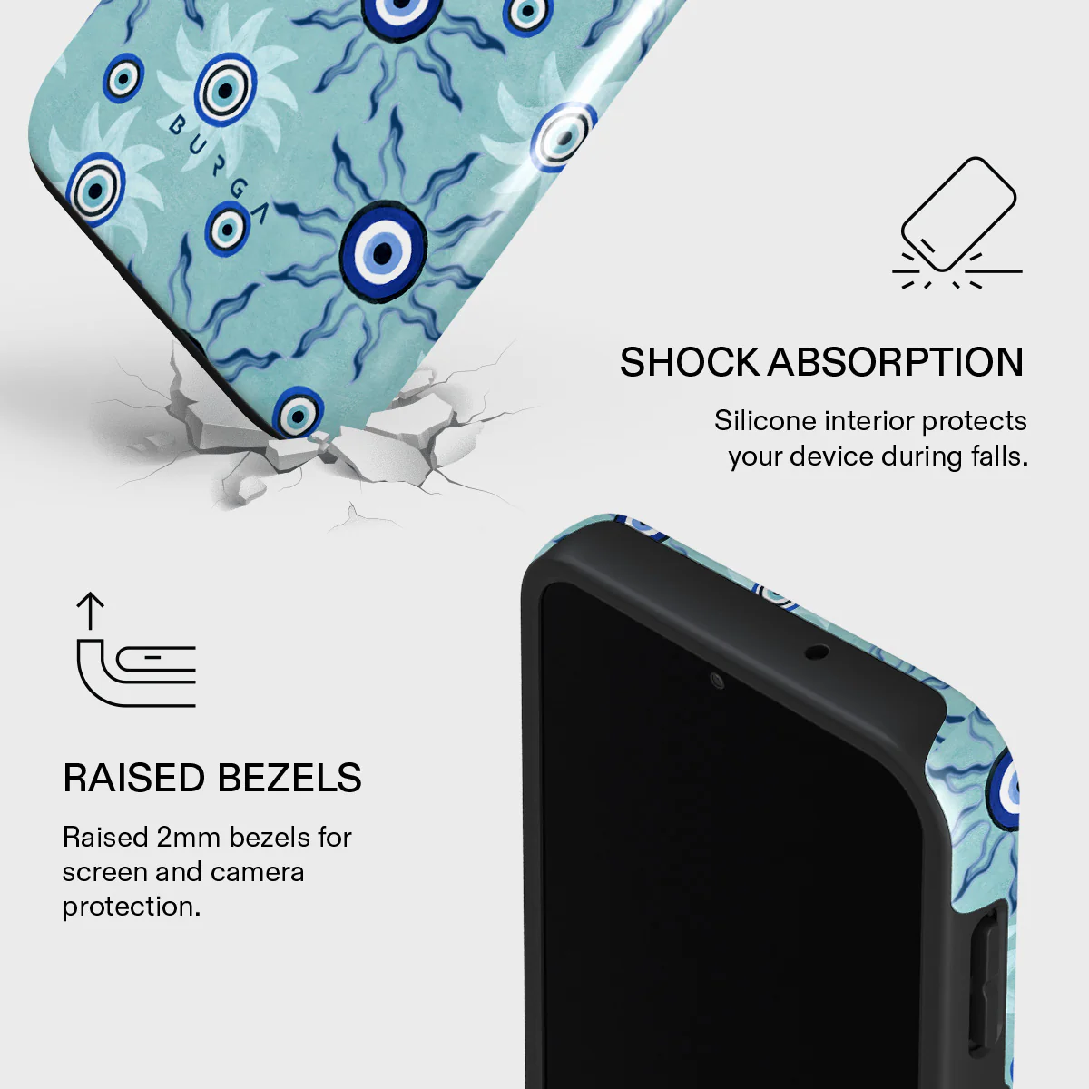 Blue Gaze - Samsung Galaxy A25 Case - Image 4