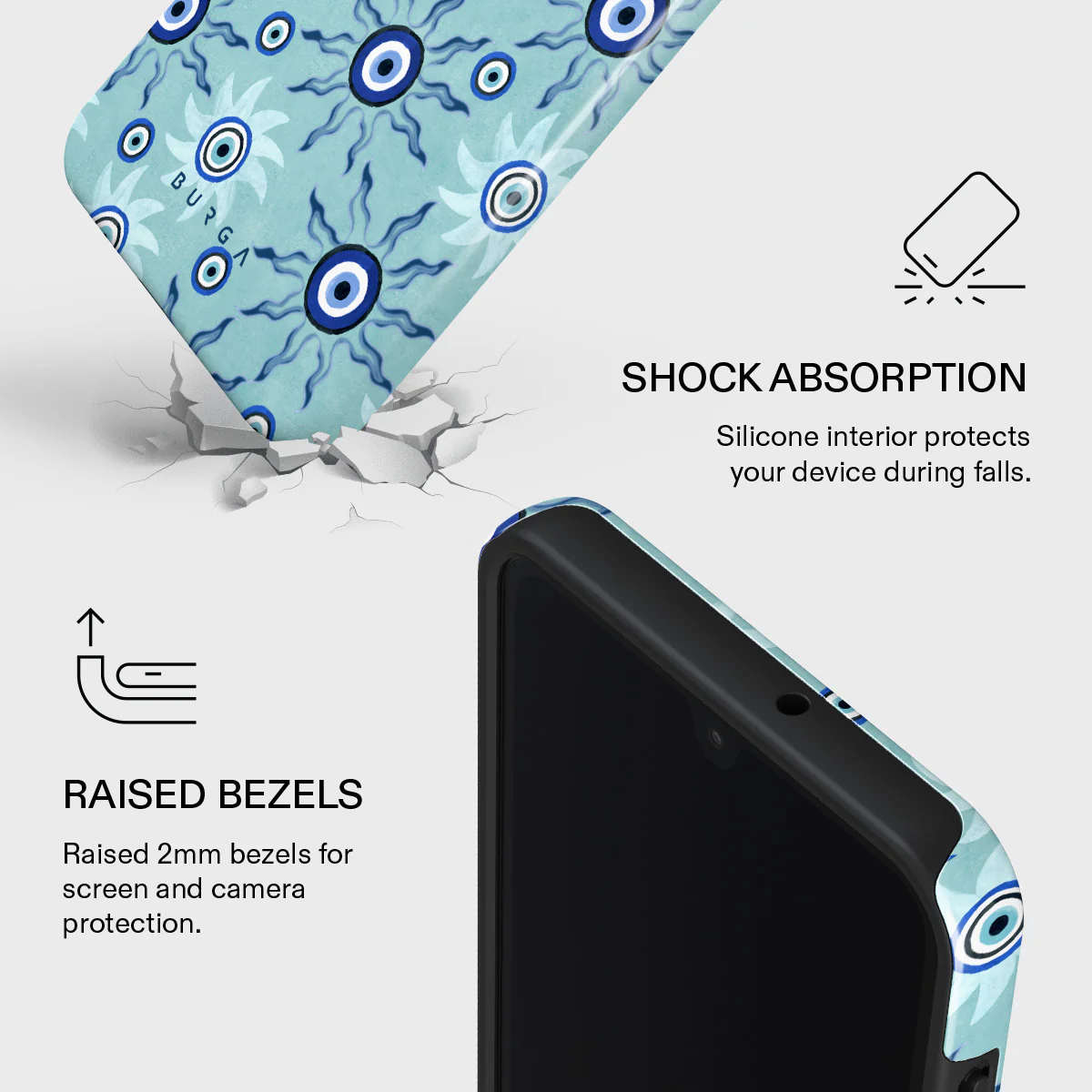 Blue Gaze - Samsung Galaxy A26 5G Case - Image 4