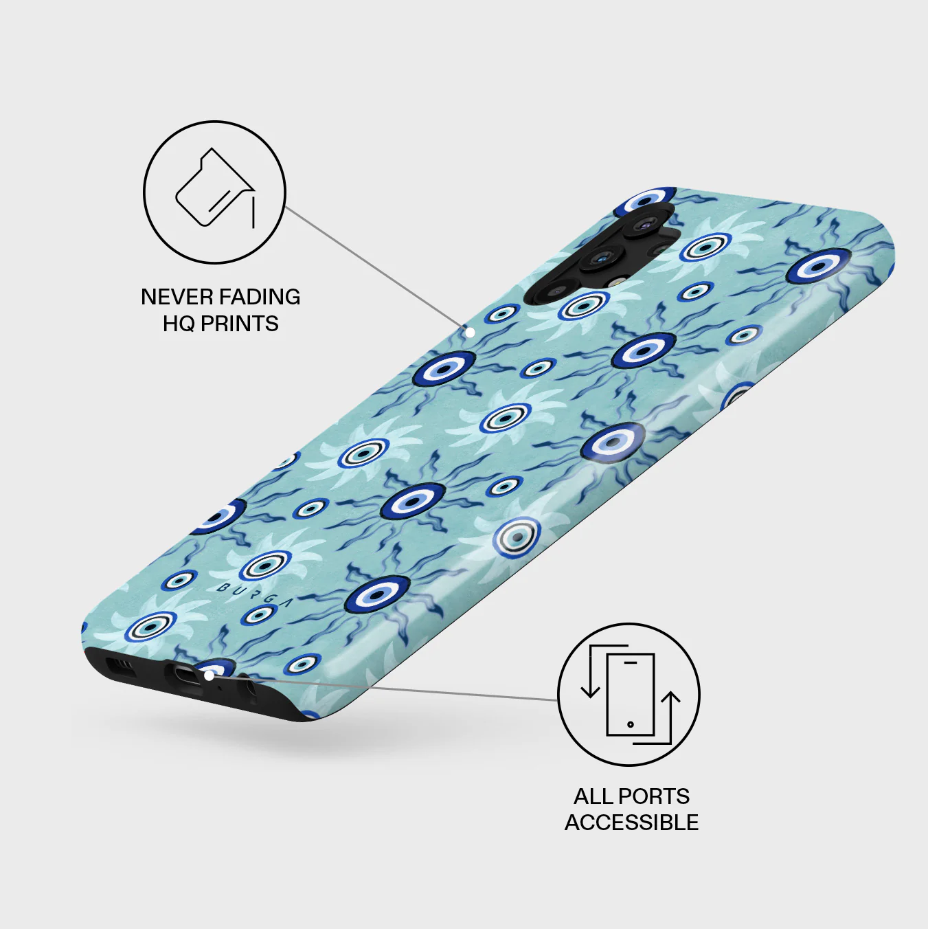 Blue Gaze - Samsung Galaxy A32 5G Case - Image 3