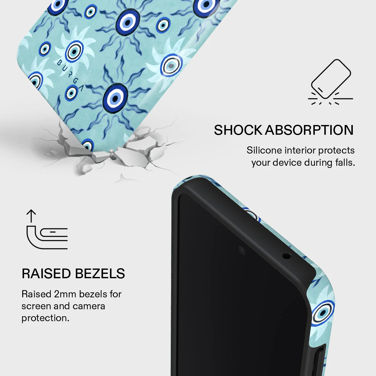 Blue Gaze - Samsung Galaxy A35 Case - Image 4