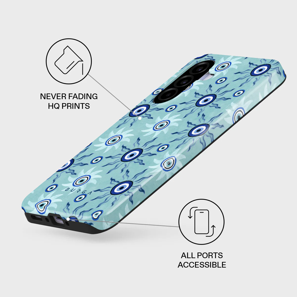 Blue Gaze - Samsung Galaxy A37 5G Case - Image 3