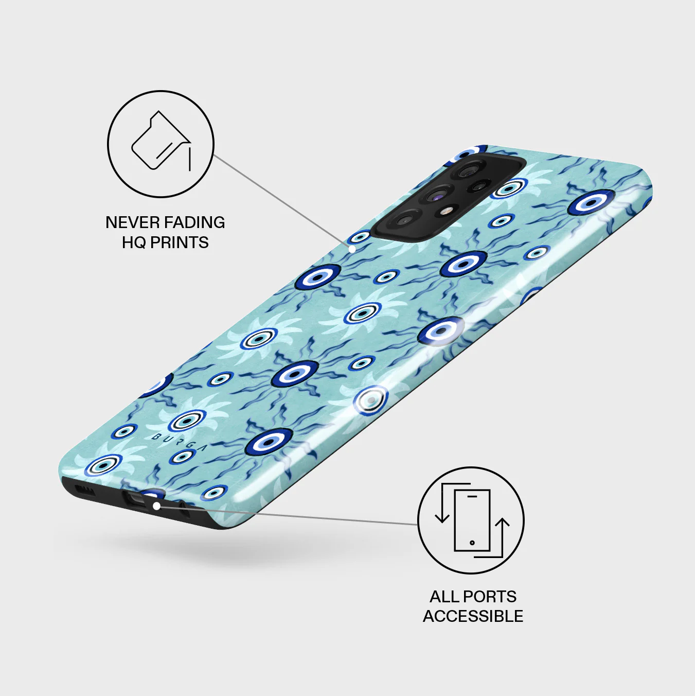 Blue Gaze - Samsung Galaxy A52 / A52S 4G / 5G Case - Image 3