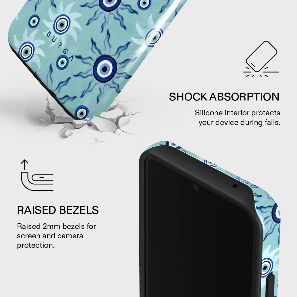 Blue Gaze - Samsung Galaxy A54 Case - Image 4