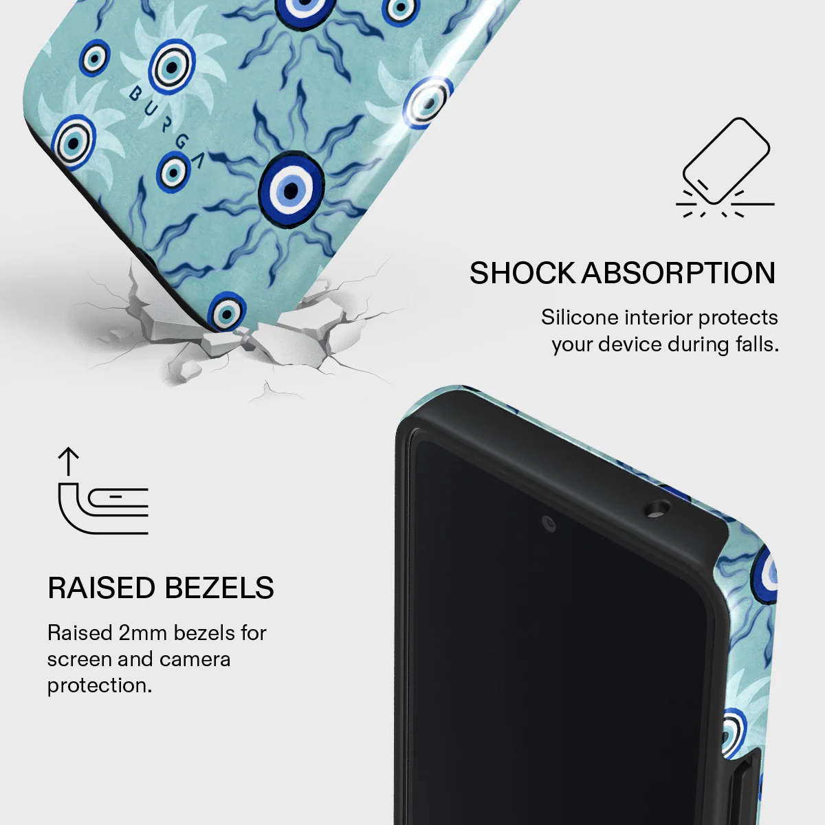 Blue Gaze - Samsung Galaxy A73 Case - Image 4
