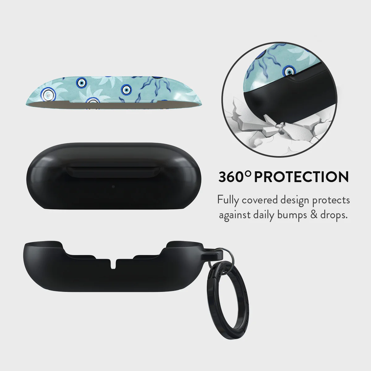 Blue Gaze - Samsung Galaxy Buds Plus Case - Image 2