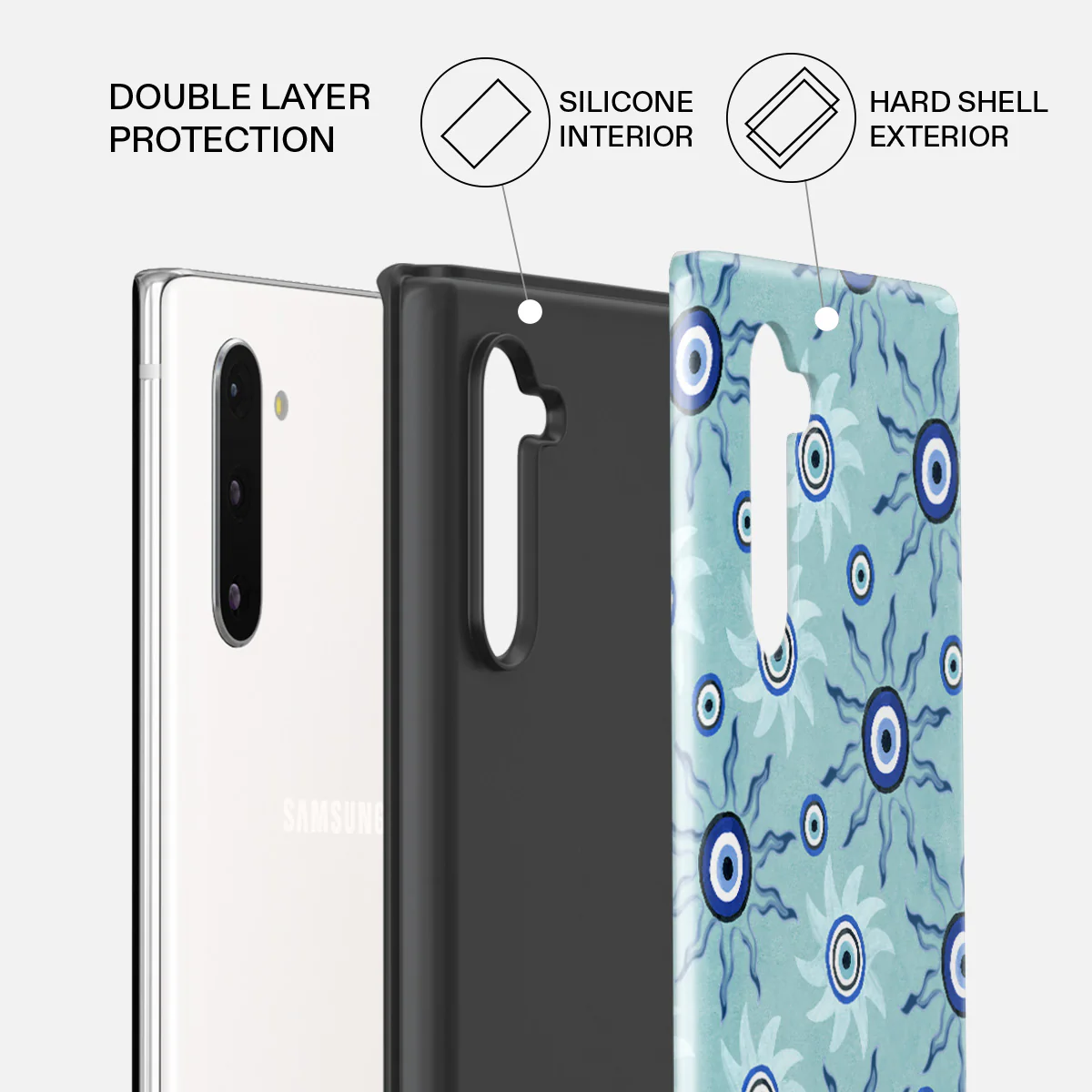 Blue Gaze - Samsung Galaxy Note 10 Case - Image 6