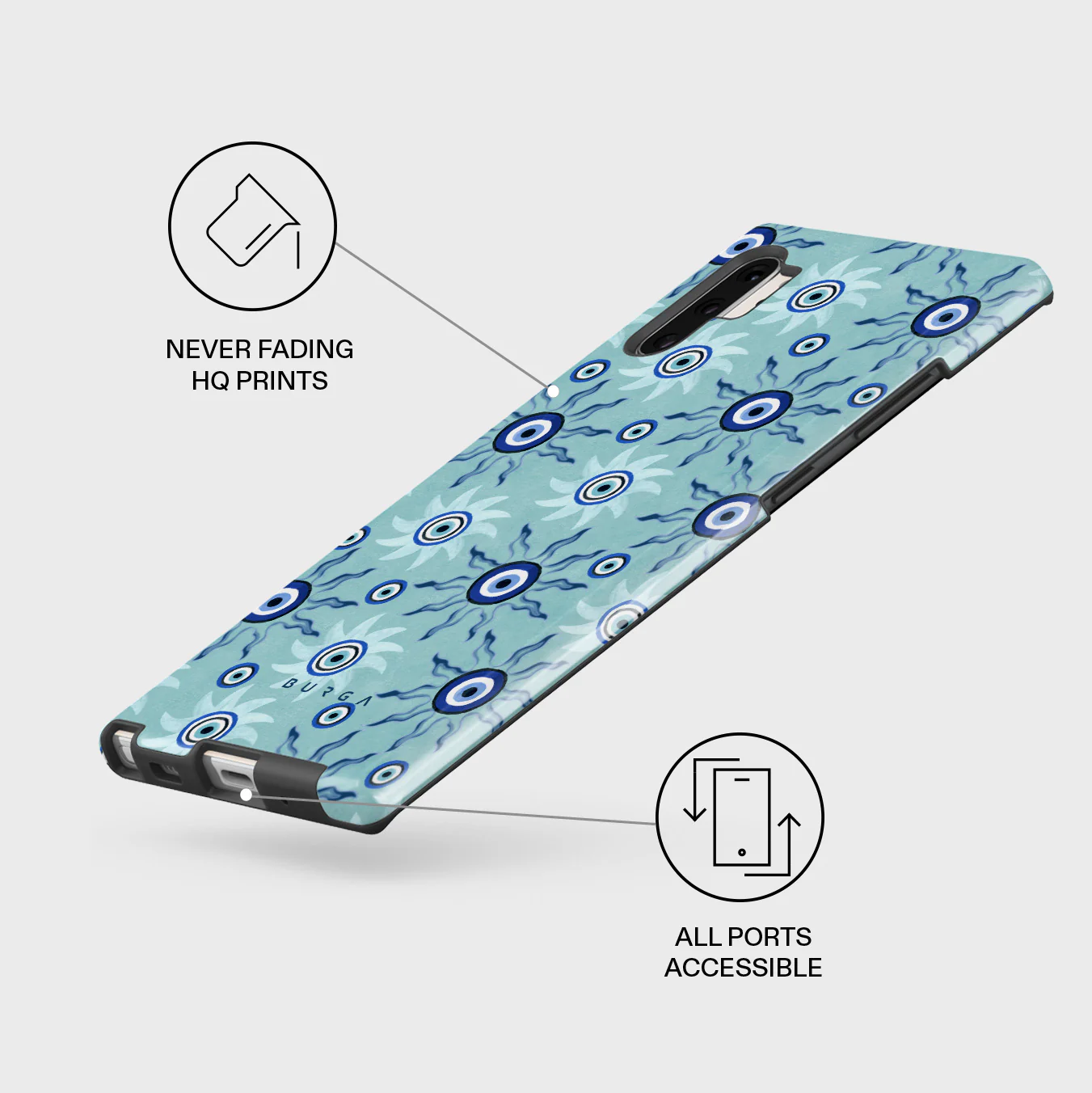 Blue Gaze - Samsung Galaxy Note 10 Plus Case - Image 7