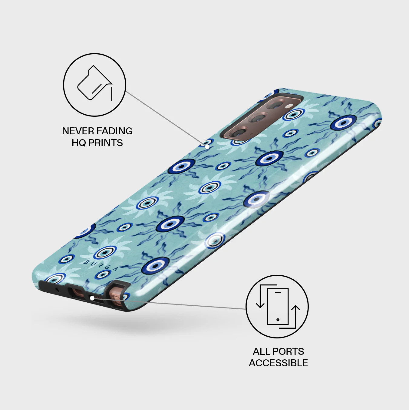Blue Gaze - Samsung Galaxy Note 20 4G / 5G Case - Image 7