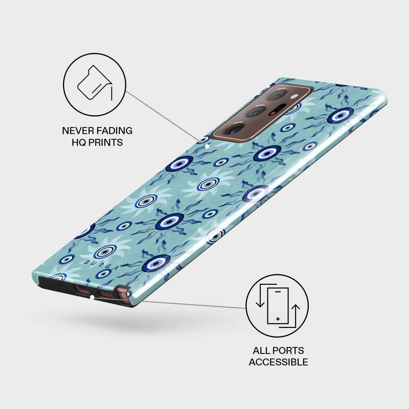 Blue Gaze - Samsung Galaxy Note 20 Ultra 4G / 5G Case - Image 7