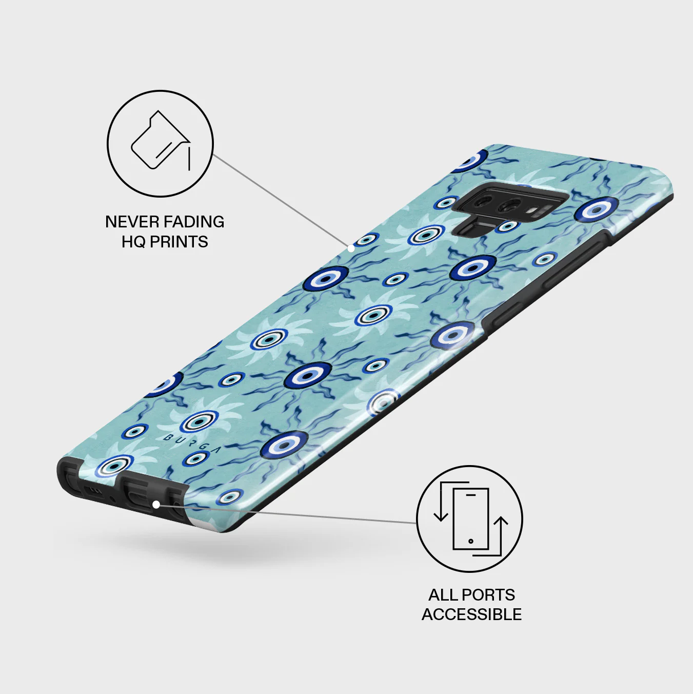 Blue Gaze - Samsung Galaxy Note 9 Case - Image 7
