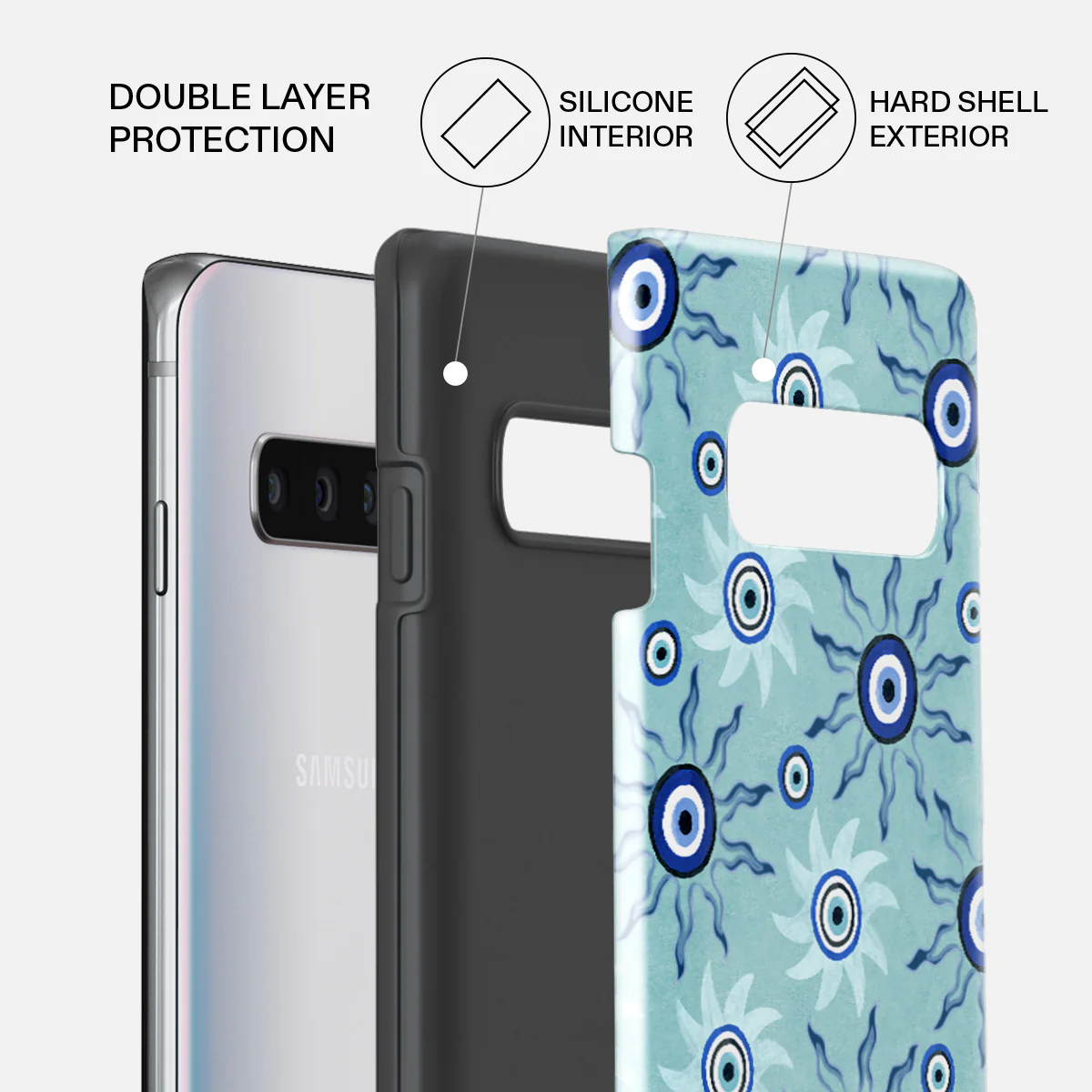 Blue Gaze - Samsung Galaxy S10 Plus Case - Image 2