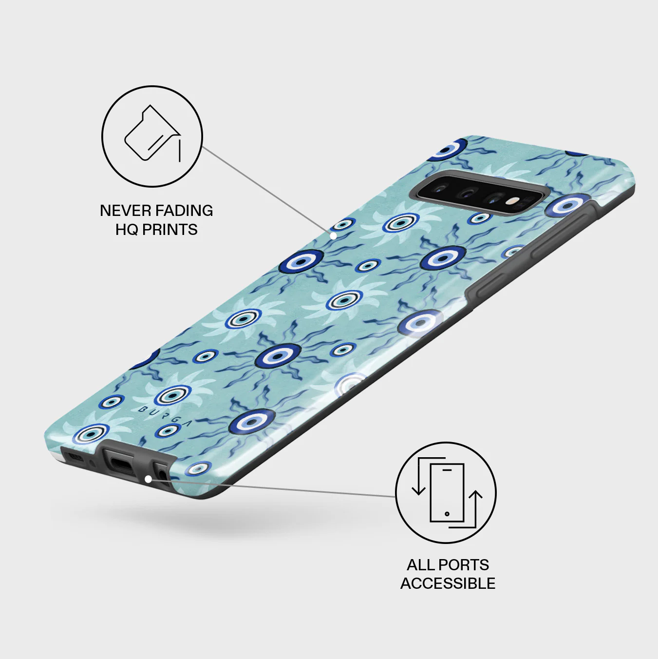 Blue Gaze - Samsung Galaxy S10 Plus Case - Image 3