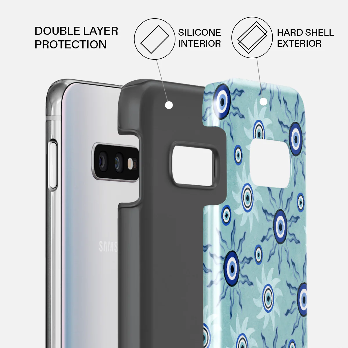Blue Gaze - Samsung Galaxy S10E Case - Image 2
