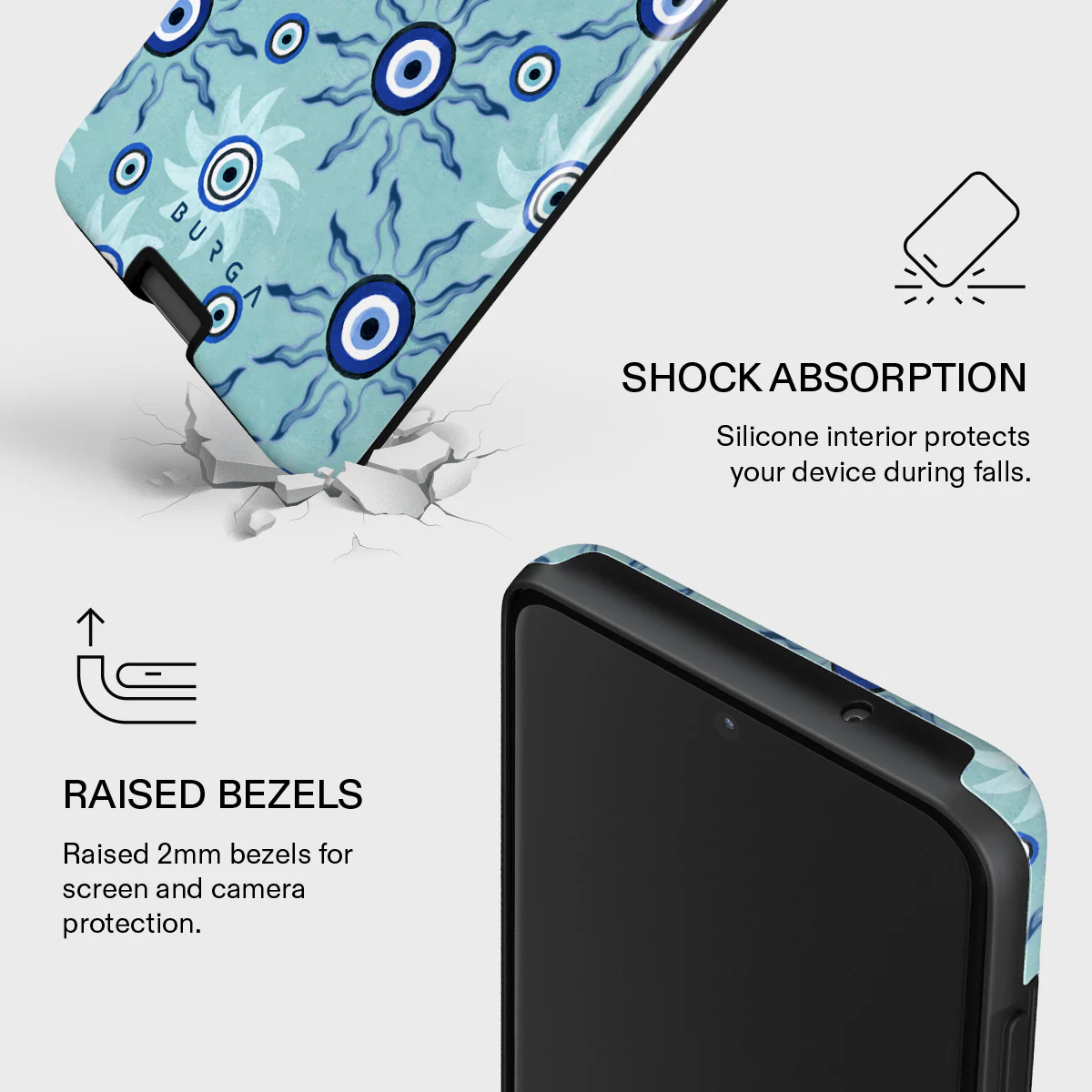 Blue Gaze - Samsung Galaxy S20 Plus 4G / 5G Case - Image 4