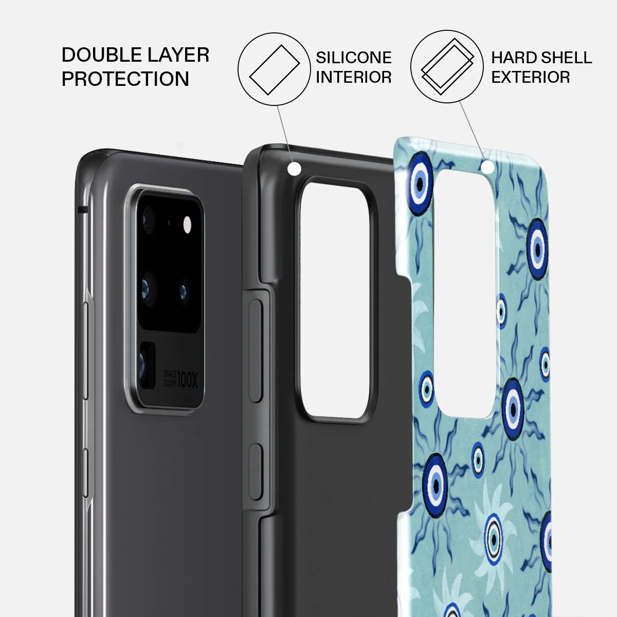 Blue Gaze - Samsung Galaxy S20 Ultra 4G / 5G Case - Image 6