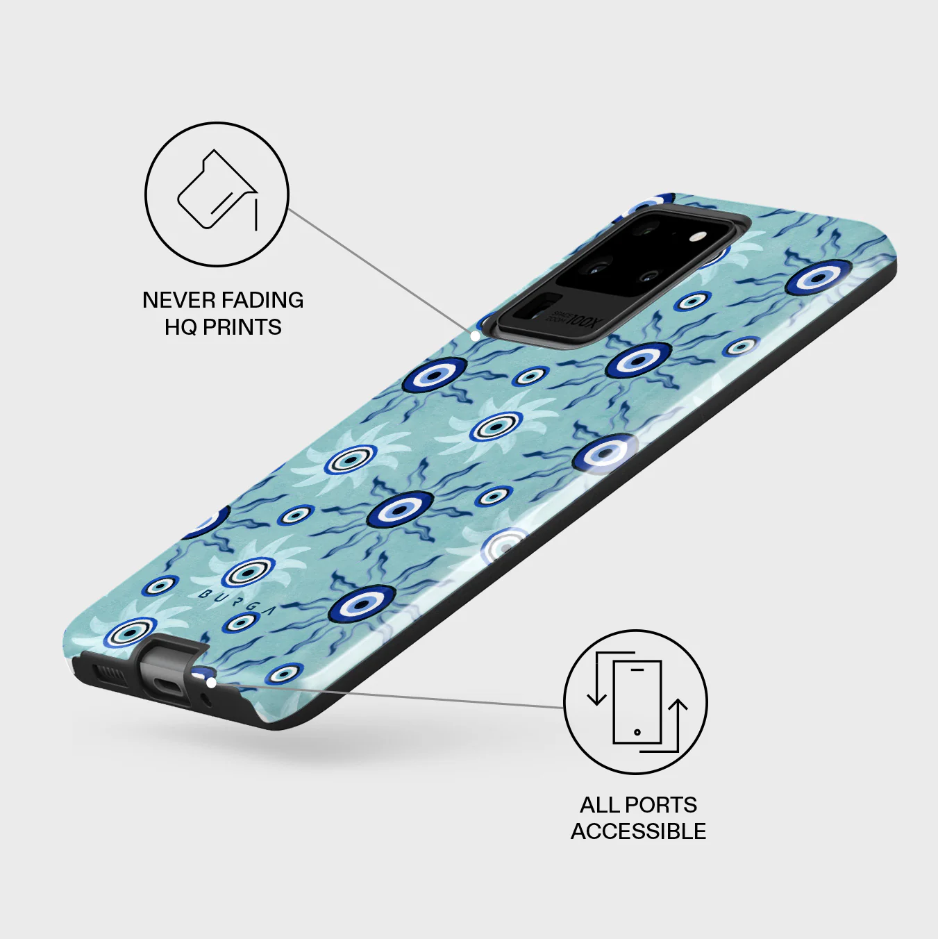 Blue Gaze - Samsung Galaxy S20 Ultra 4G / 5G Case - Image 7