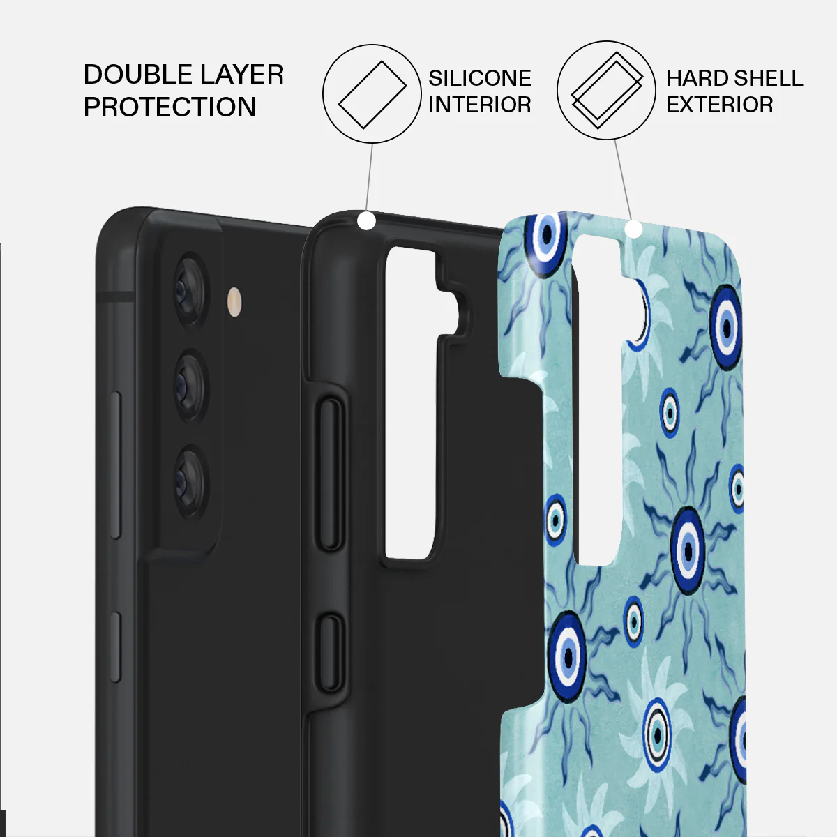 Blue Gaze - Samsung Galaxy S21 FE Case - Image 2