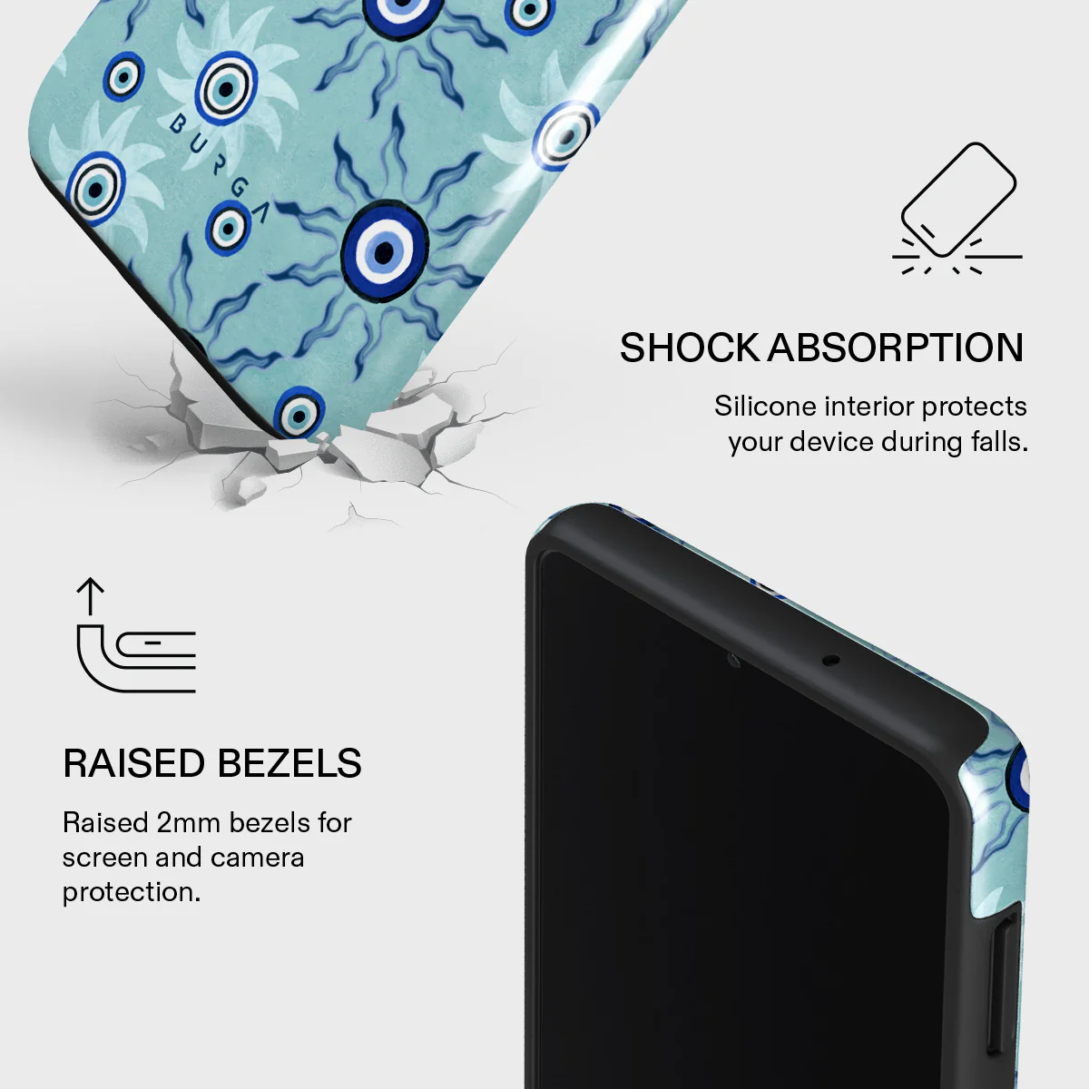 Blue Gaze - Samsung Galaxy S21 FE Case - Image 4