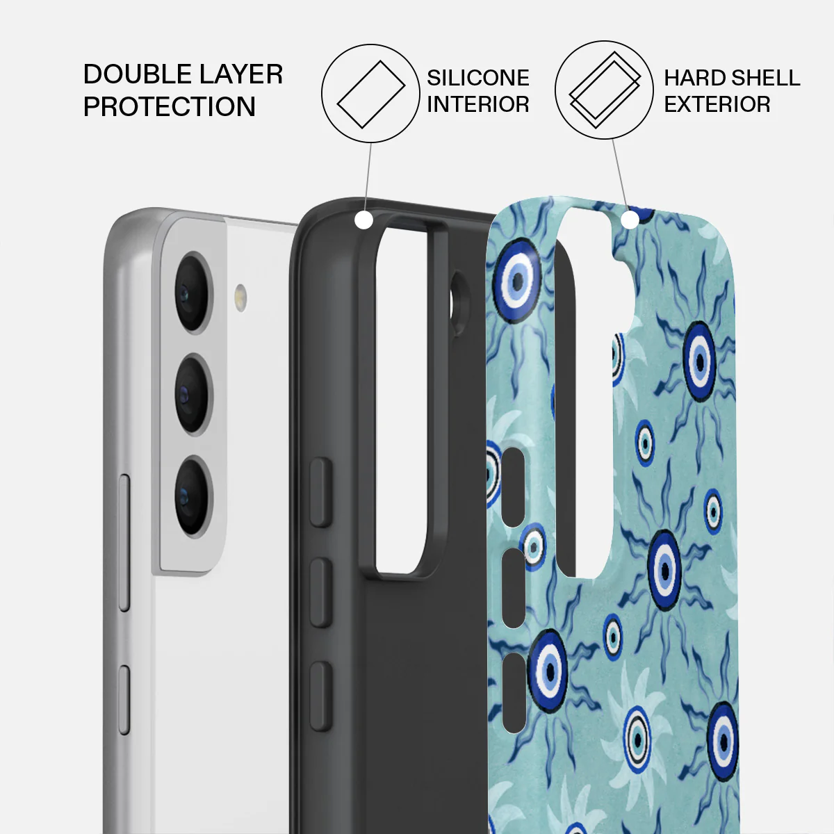 Blue Gaze - Samsung Galaxy S22 Plus Case - Image 2