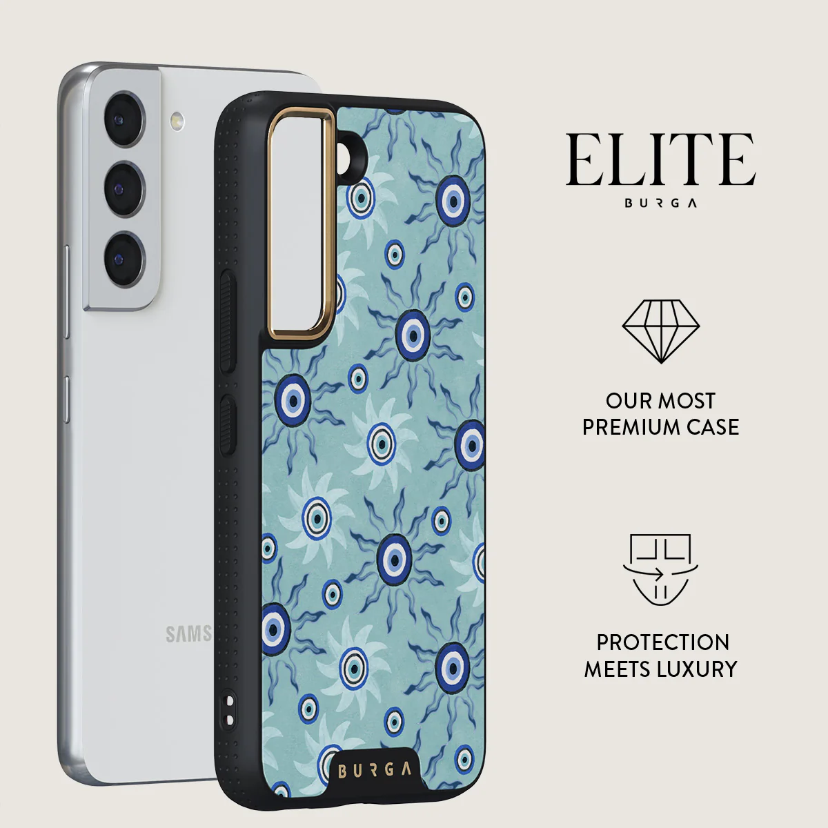 Blue Gaze - Samsung Galaxy S22 Plus Case - Image 6