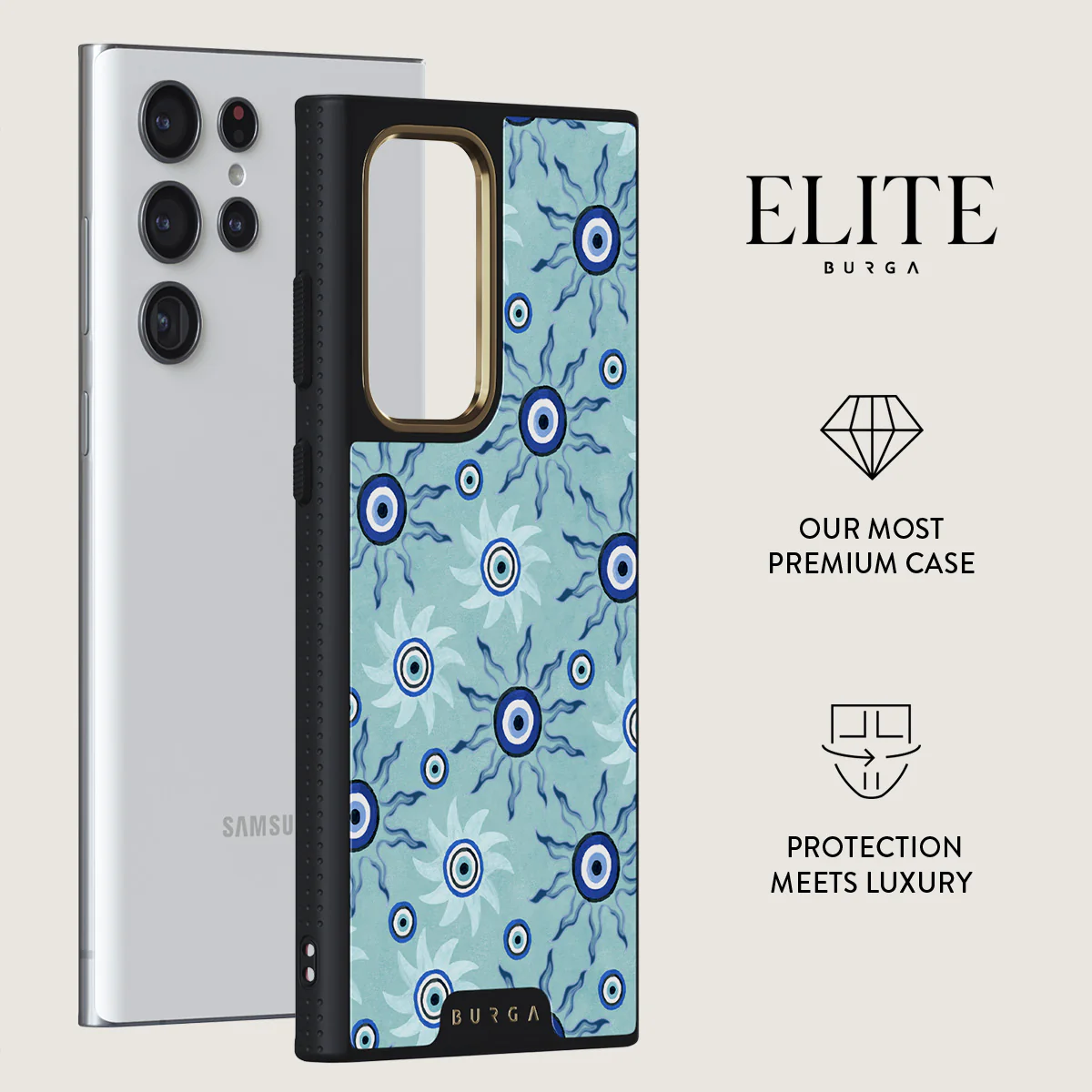 Blue Gaze - Samsung Galaxy S22 Ultra Case - Image 6