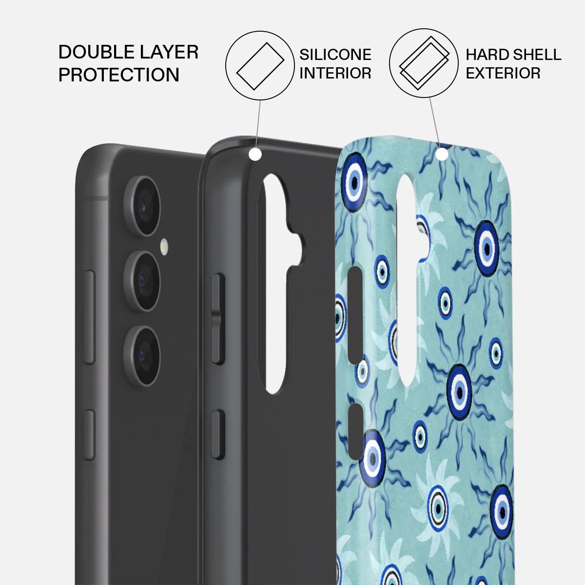 Blue Gaze - Samsung Galaxy S23 FE Case - Image 2