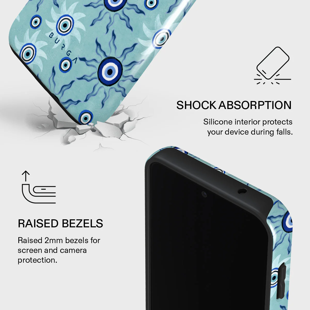 Blue Gaze - Samsung Galaxy S23 FE Case - Image 4