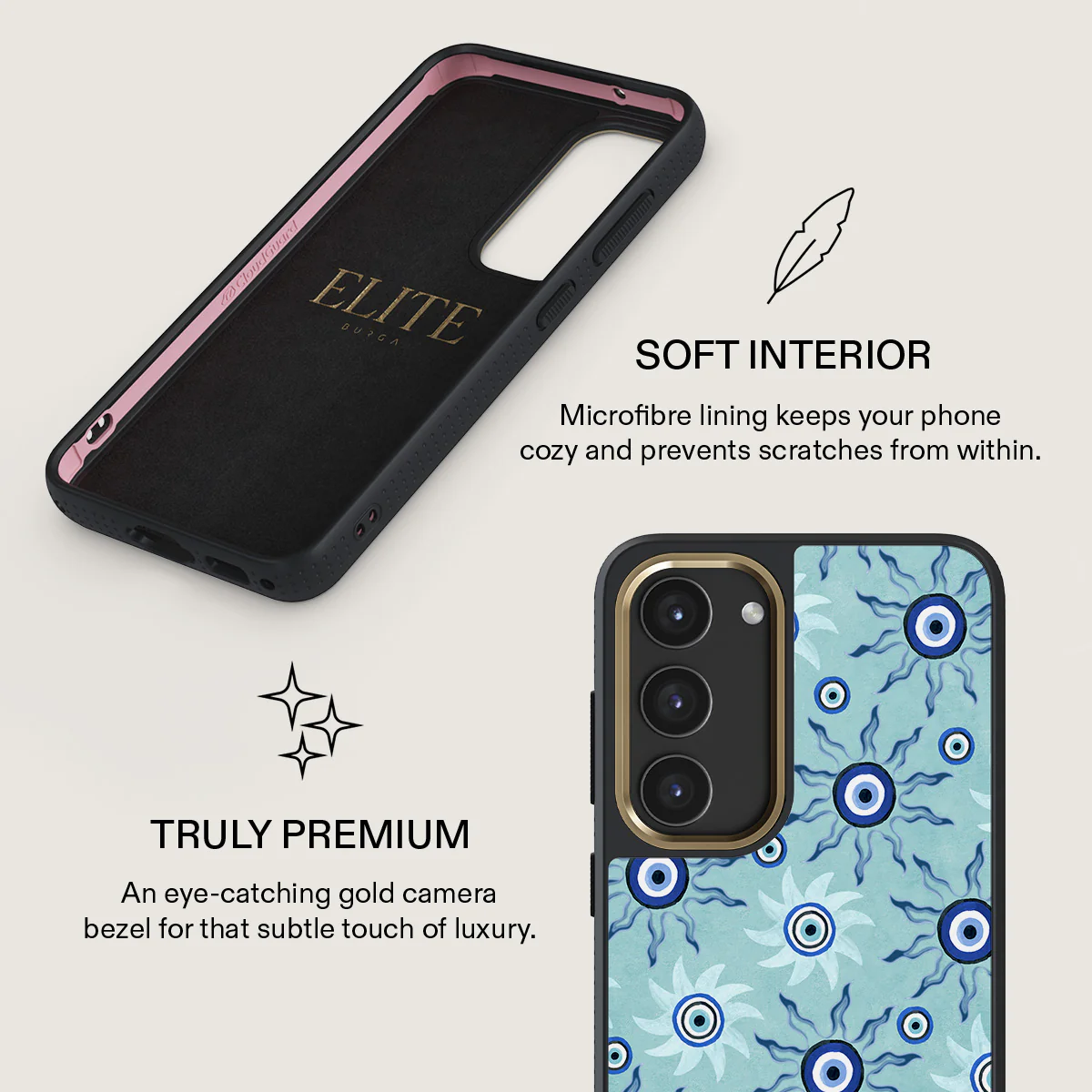 Blue Gaze - Samsung Galaxy S23 Plus Case - Image 10
