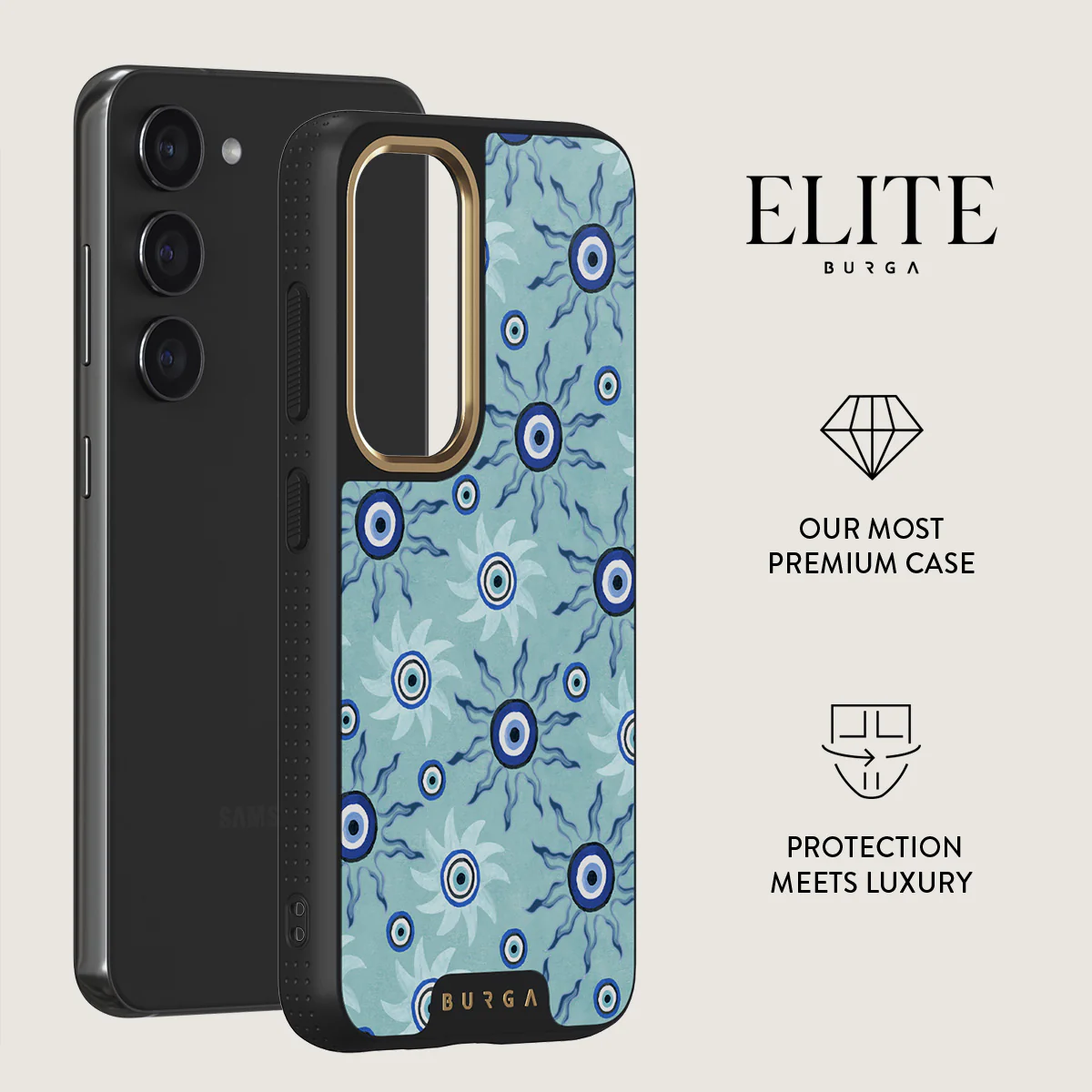 Blue Gaze - Samsung Galaxy S23 Plus Case - Image 6