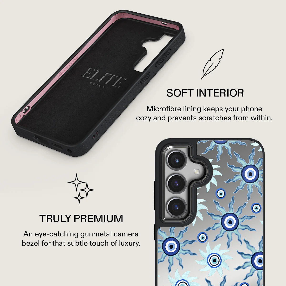 Blue Gaze - Samsung Galaxy S24 Case - Image 40
