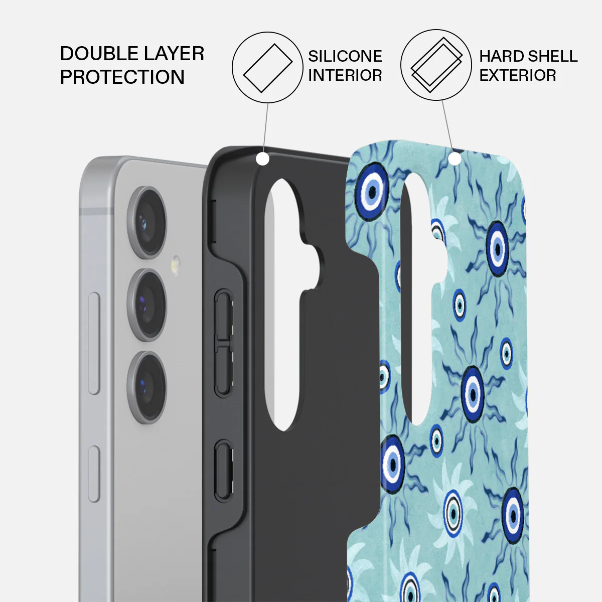 Blue Gaze - Samsung Galaxy S24 FE Case - Image 2