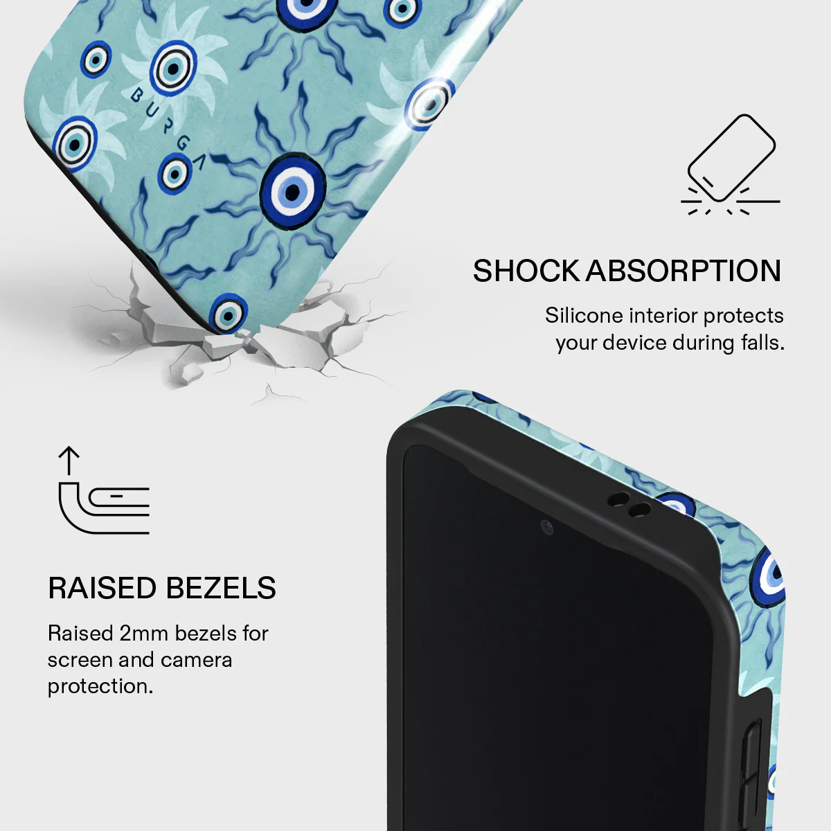 Blue Gaze - Samsung Galaxy S24 FE Case - Image 4