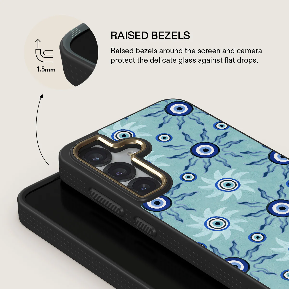 Blue Gaze - Samsung Galaxy S25 Case - Image 8