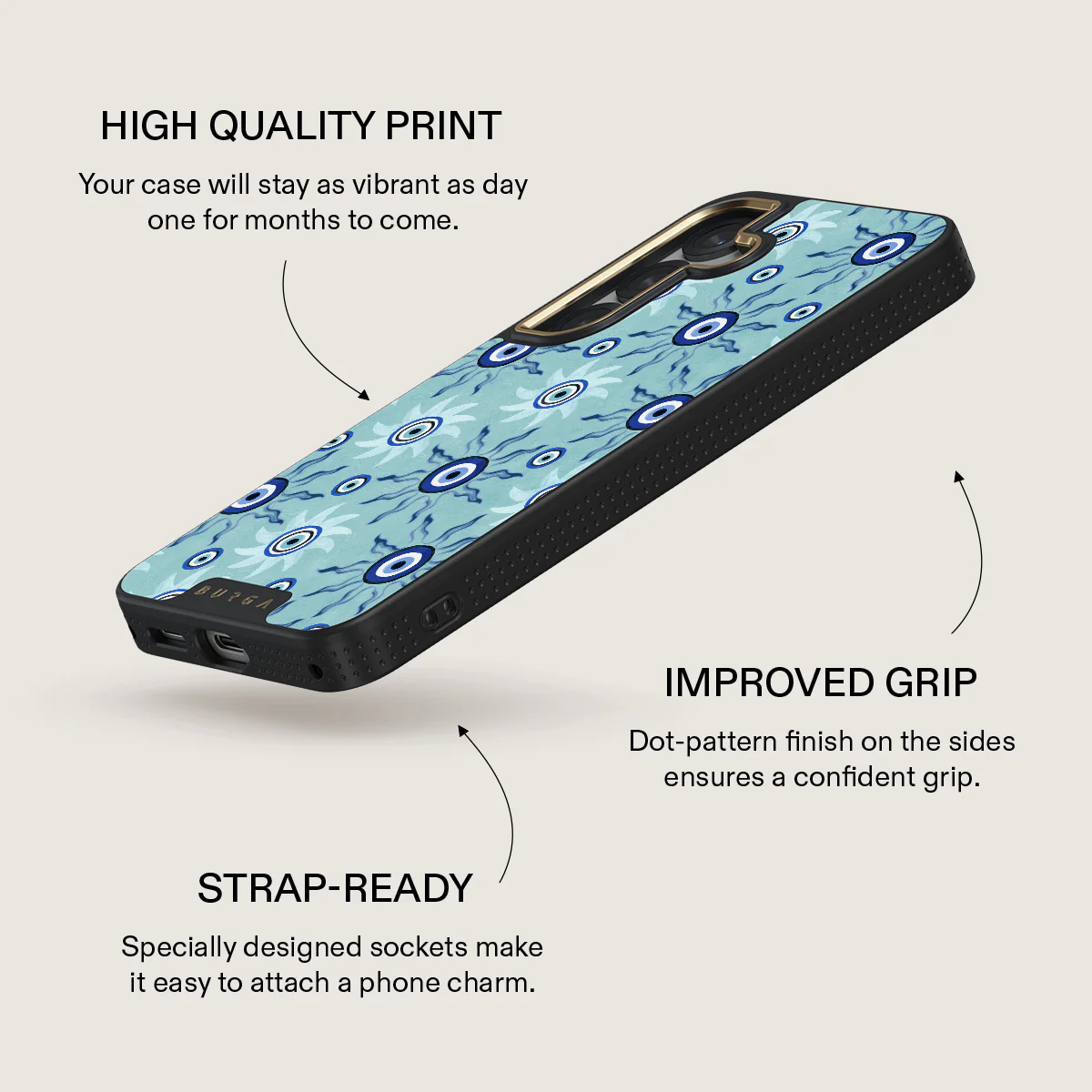 Blue Gaze - Samsung Galaxy S25 Case - Image 9