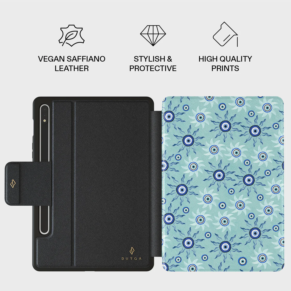 Blue Gaze - Samsung Galaxy Tab S9 Case - Image 2