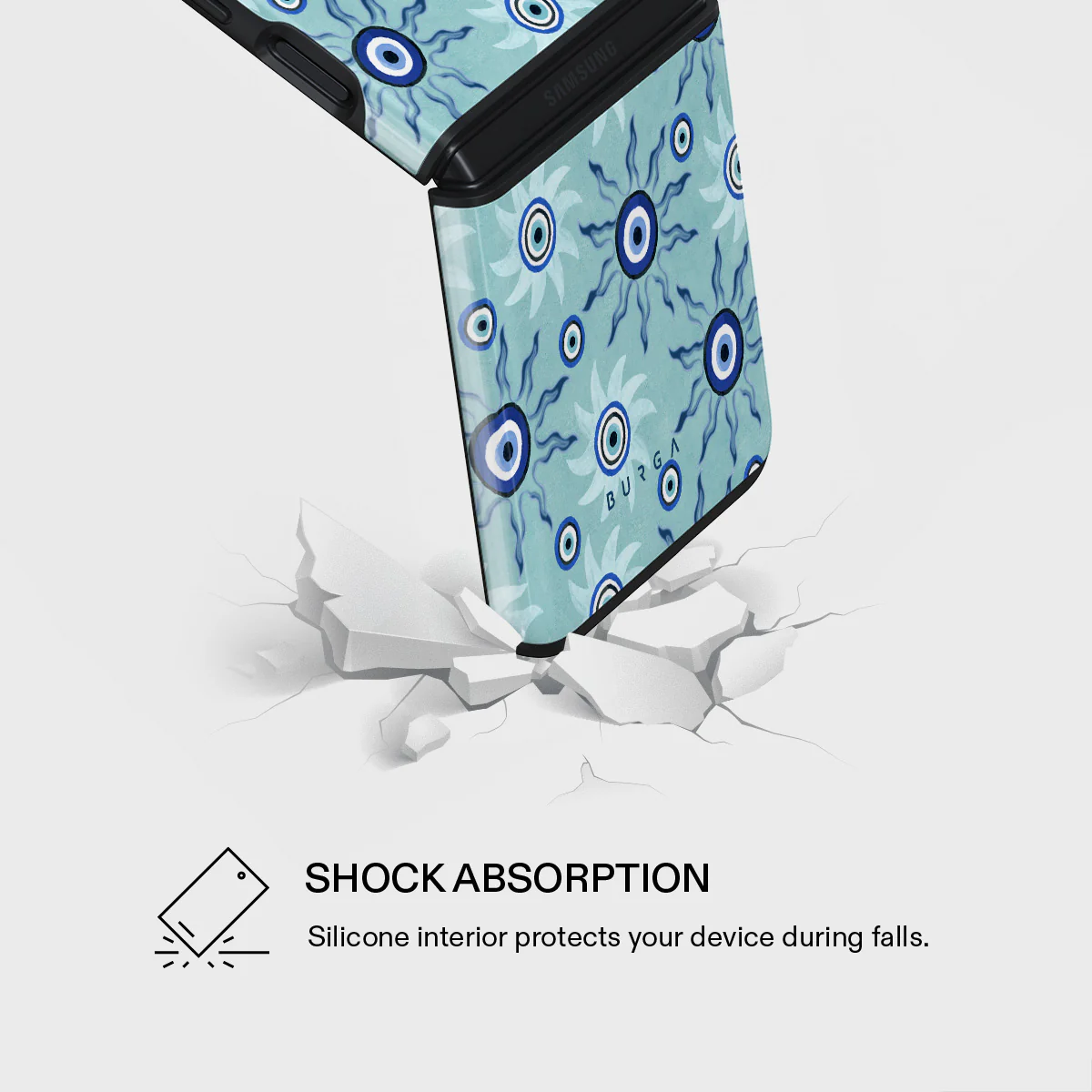 Blue Gaze - Samsung Galaxy Z Flip 3 Case - Image 4