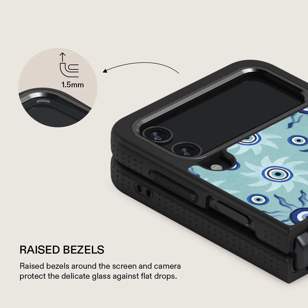 Blue Gaze - Samsung Galaxy Z Flip 4 Case - Image 23