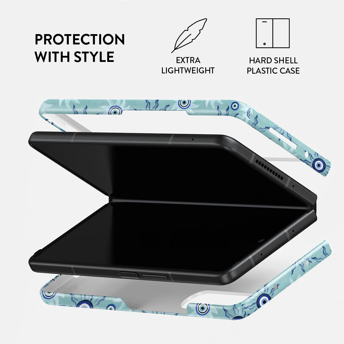 Blue Gaze - Samsung Galaxy Z Fold 3 Case - Image 2