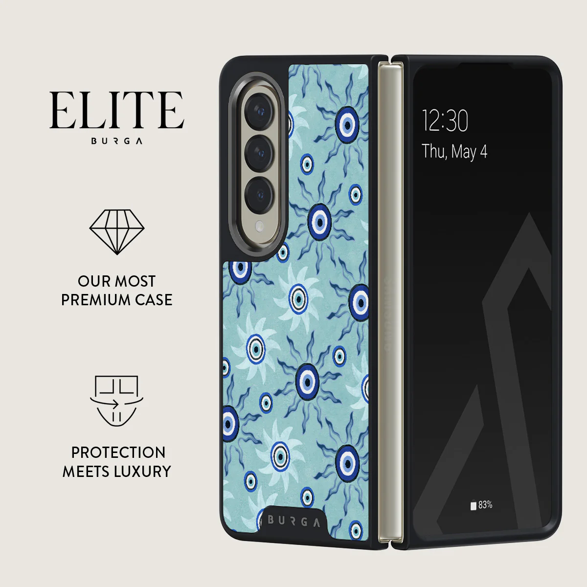 Blue Gaze - Samsung Galaxy Z Fold 4 Case - Image 14