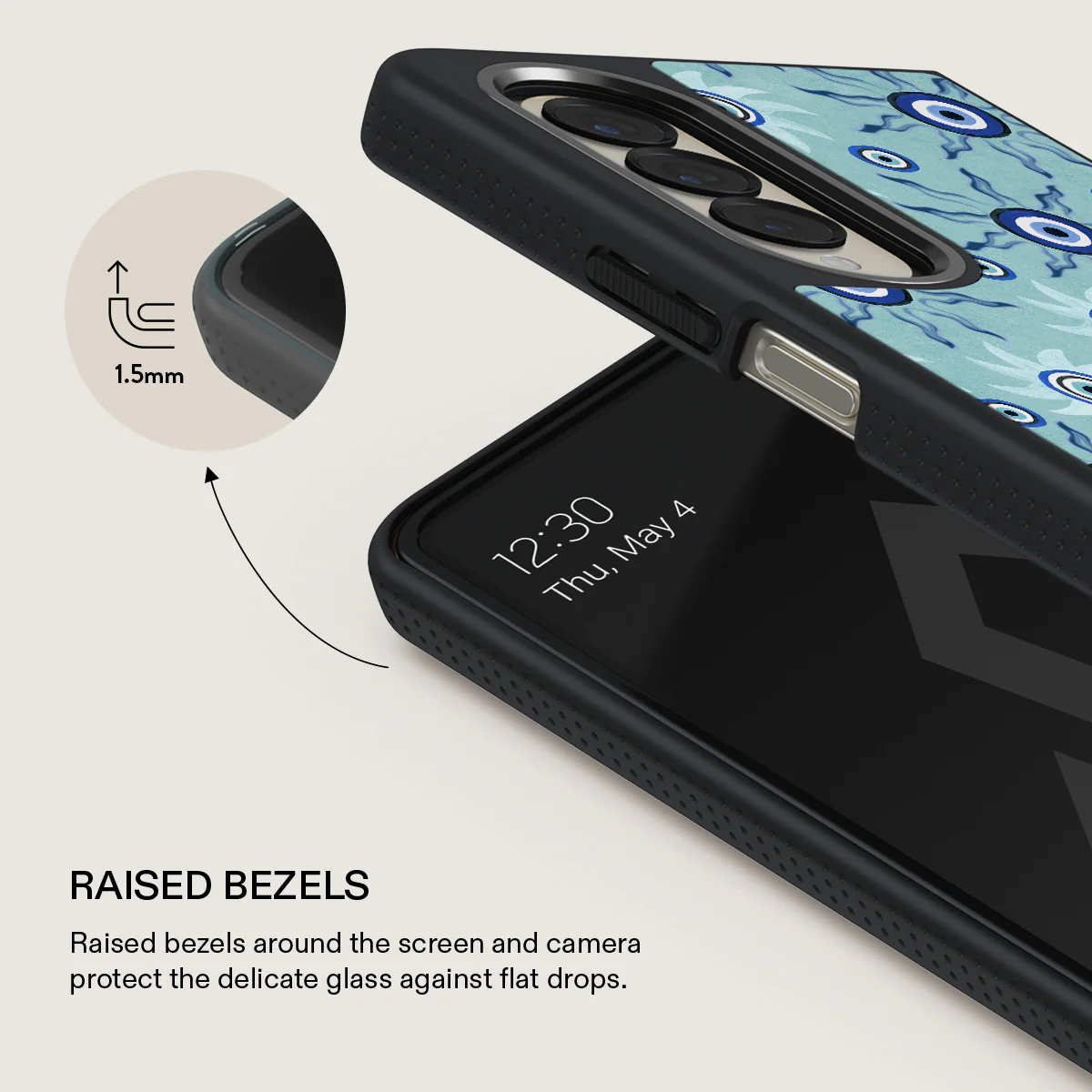 Blue Gaze - Samsung Galaxy Z Fold 4 Case - Image 16