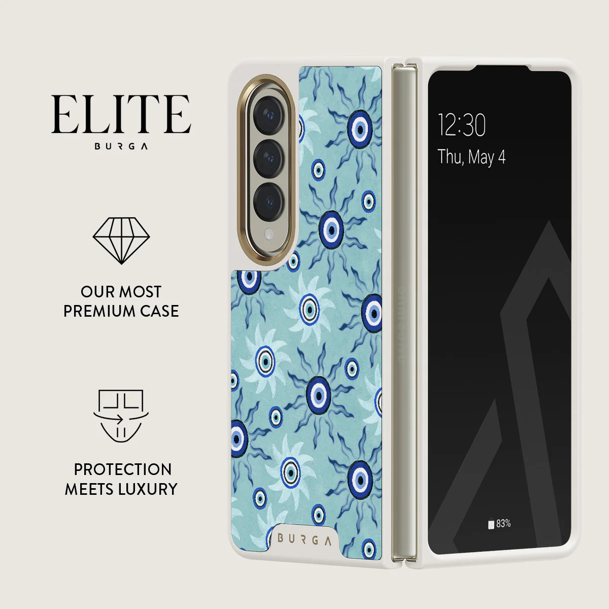 Blue Gaze - Samsung Galaxy Z Fold 4 Case - Image 21