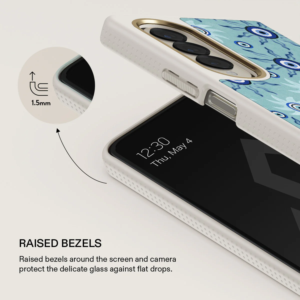 Blue Gaze - Samsung Galaxy Z Fold 4 Case - Image 23